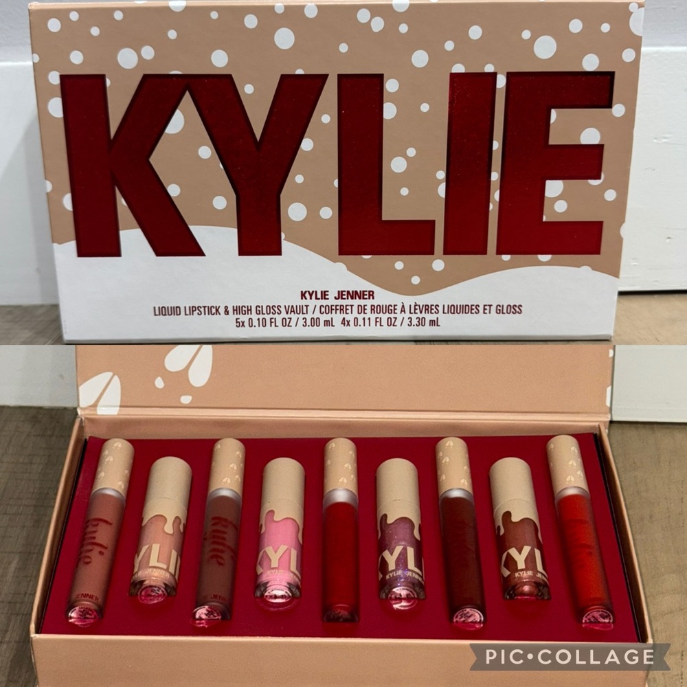 Kylie Liquid Lipstick & High Gloss Vault-LIMITED EDITION HOLIDAY COLLECTION